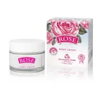 Women's night cream with rose extract
