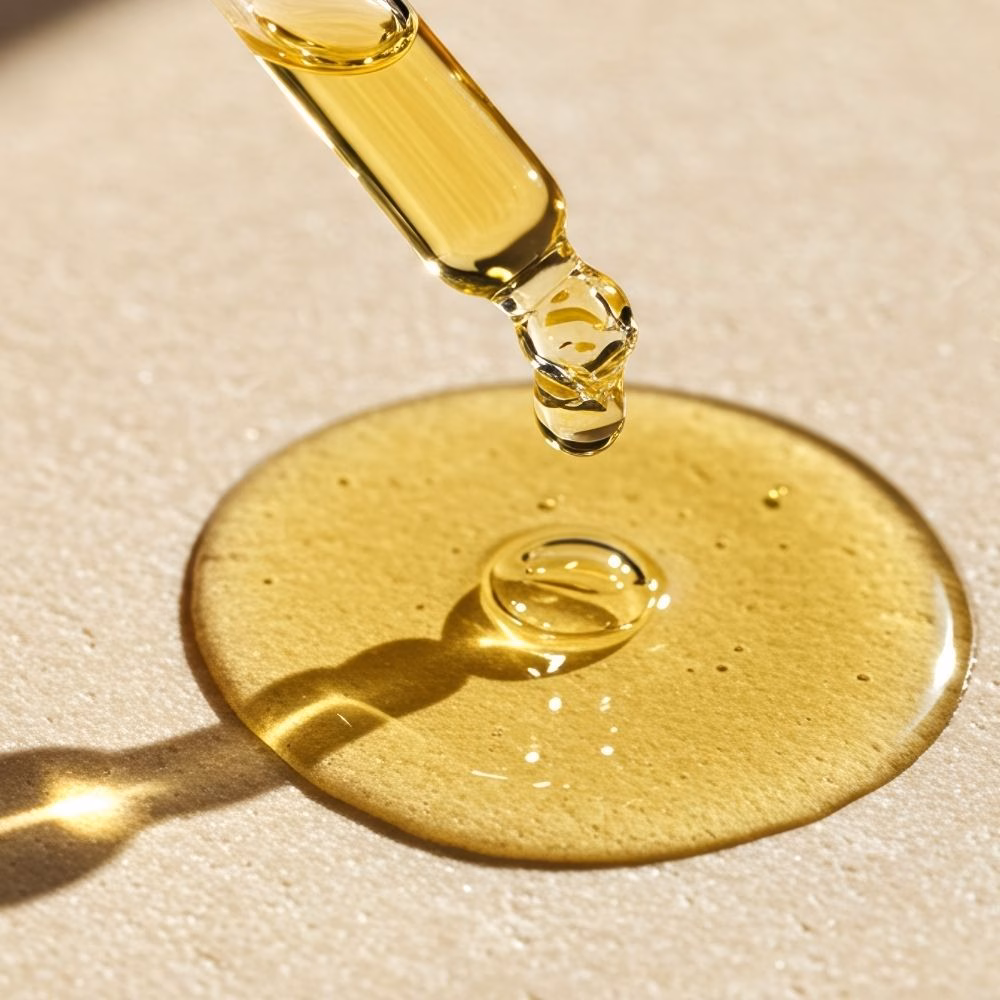 Rose oil dropper
